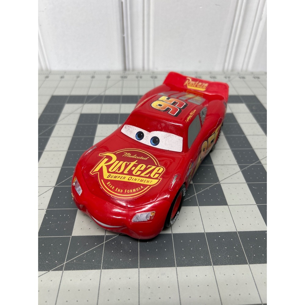 Disney Pixar Cars Lightning McQueen Shake N Go Red Rust-eze 95 Race Non-working